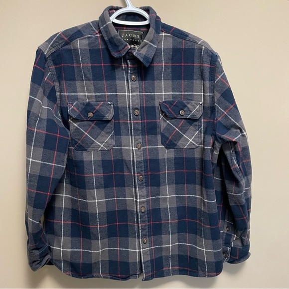 Jachs New York - Green Plaid Button Shirt  Men’s XL - Picture 10 of 10